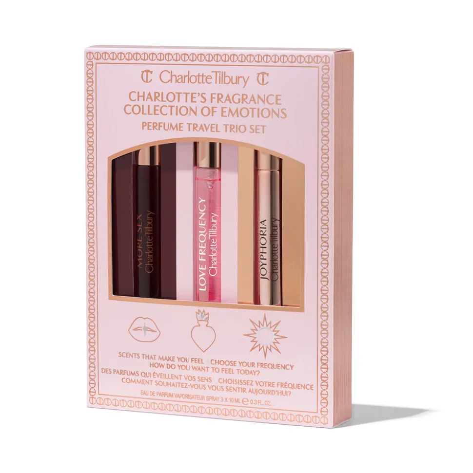 Charlotte's Fragrance Collection Of Emotions Perfume Travel Trio Set
