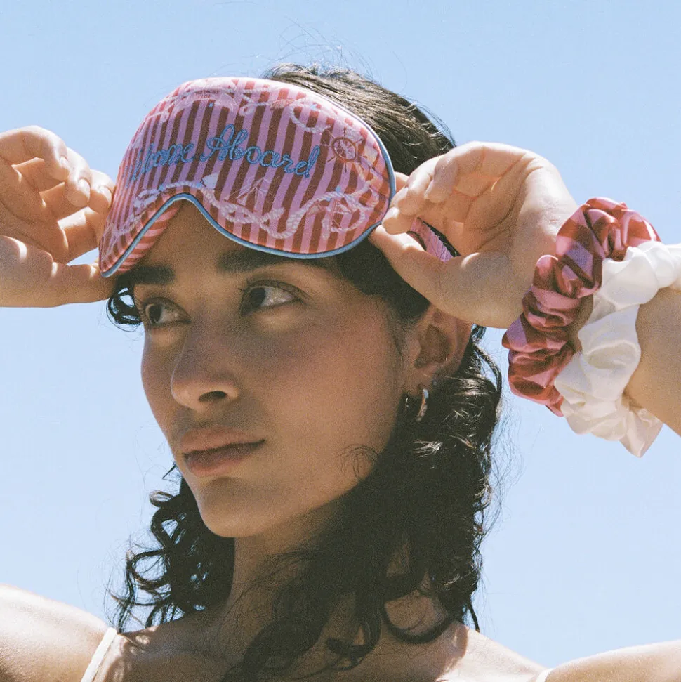 Pure Silk Sleep Mask - Welcome Aboard