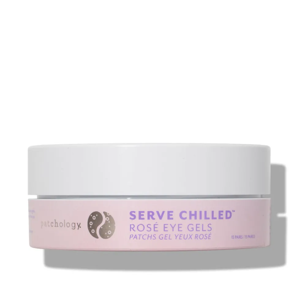 Serve Chilled Rosé Eye Gels Jar