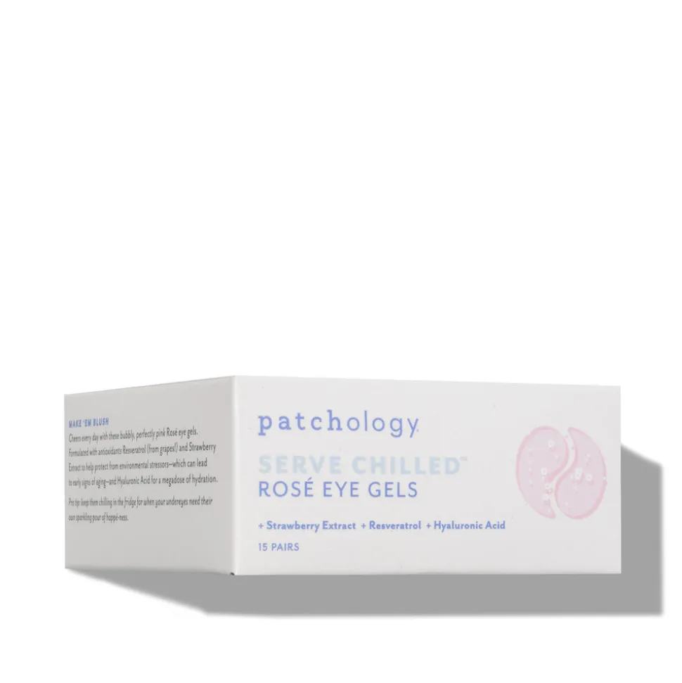 Serve Chilled Rosé Eye Gels Jar