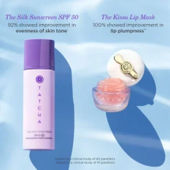 Silky SPF and Lush Lips