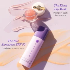Silky SPF and Lush Lips