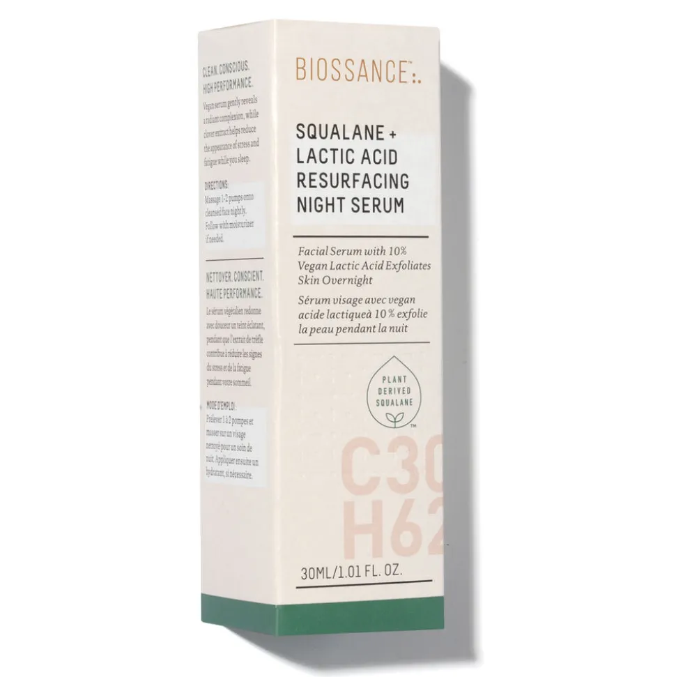 Squalane + Lactic Acid Resurfacing Night Serum 30ML