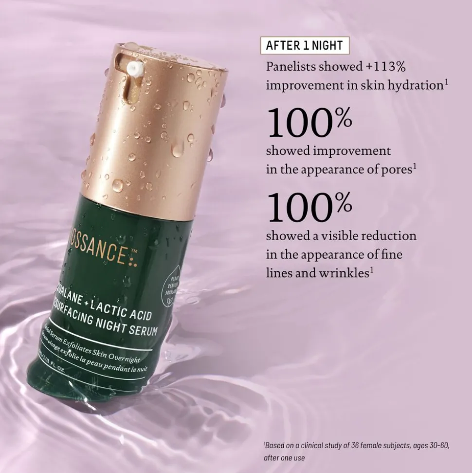 Squalane + Lactic Acid Resurfacing Night Serum 30ML