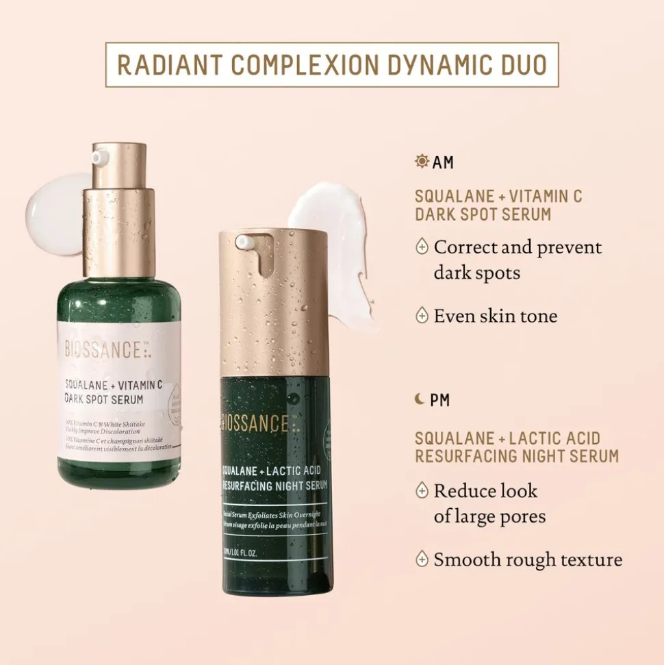 Squalane + Lactic Acid Resurfacing Night Serum 30ML